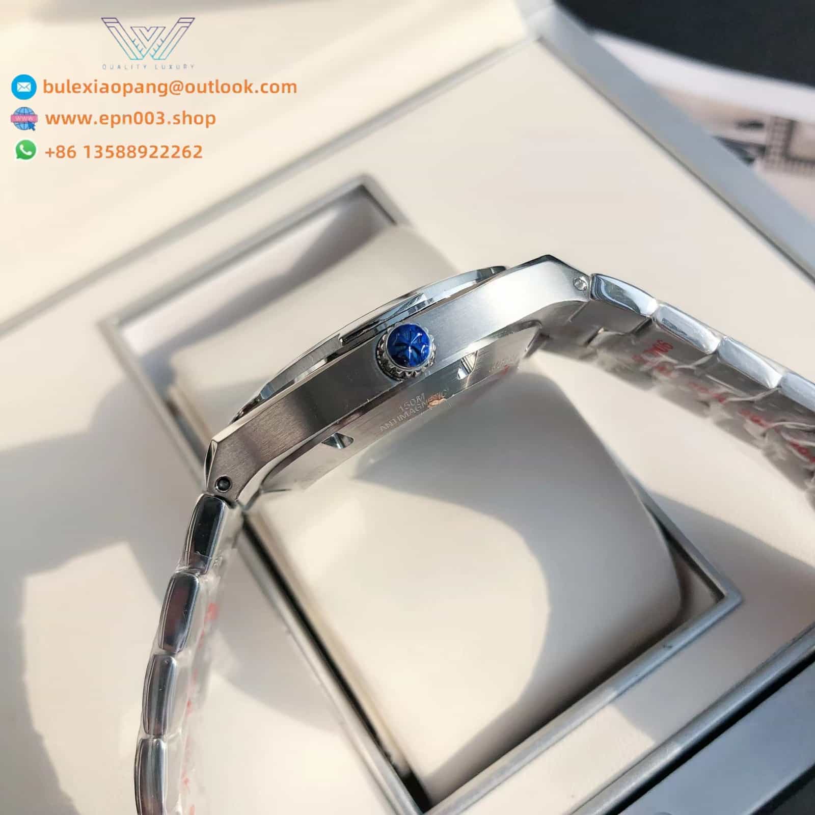 Overseas Stainless Steel 4500V/110A-B126 41 mm - Men Watch
