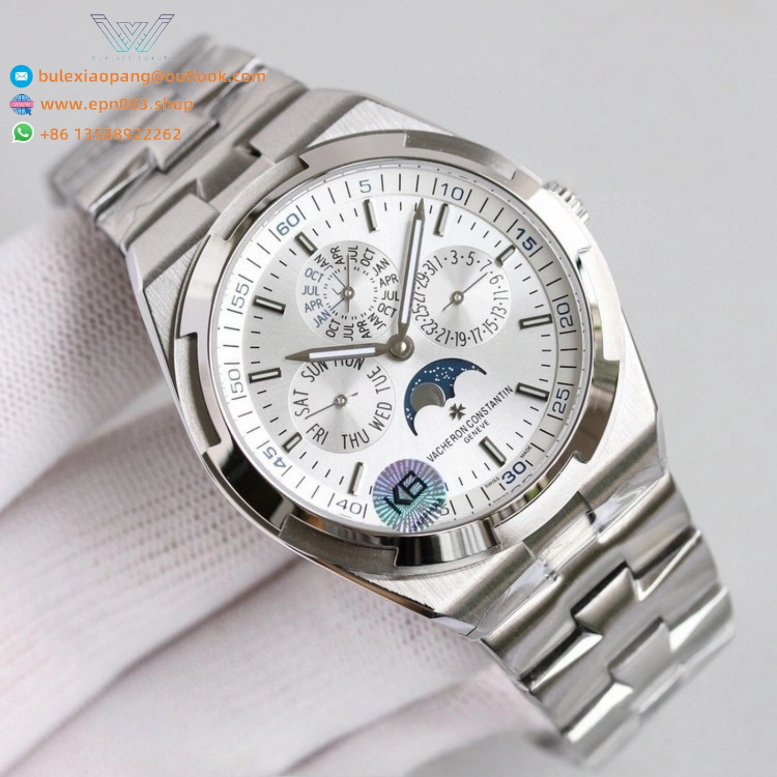 Overseas Perpetual Calendar Ultra-Thin 4300V/120R-B064 41.5mm - Men Watch