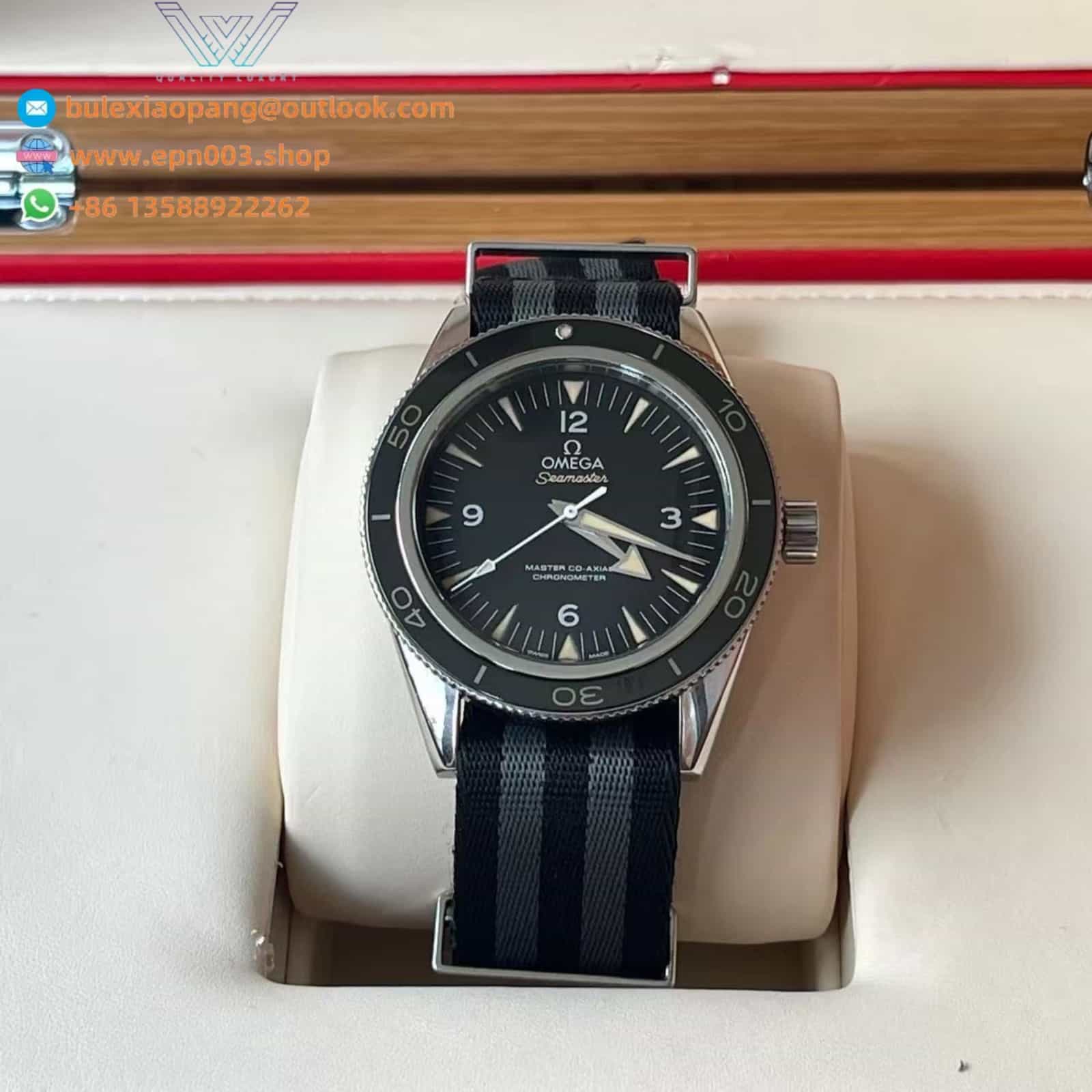 Seamaster Heritage Models Seamaster 300 steel on NATO strap 41mm Men Watch