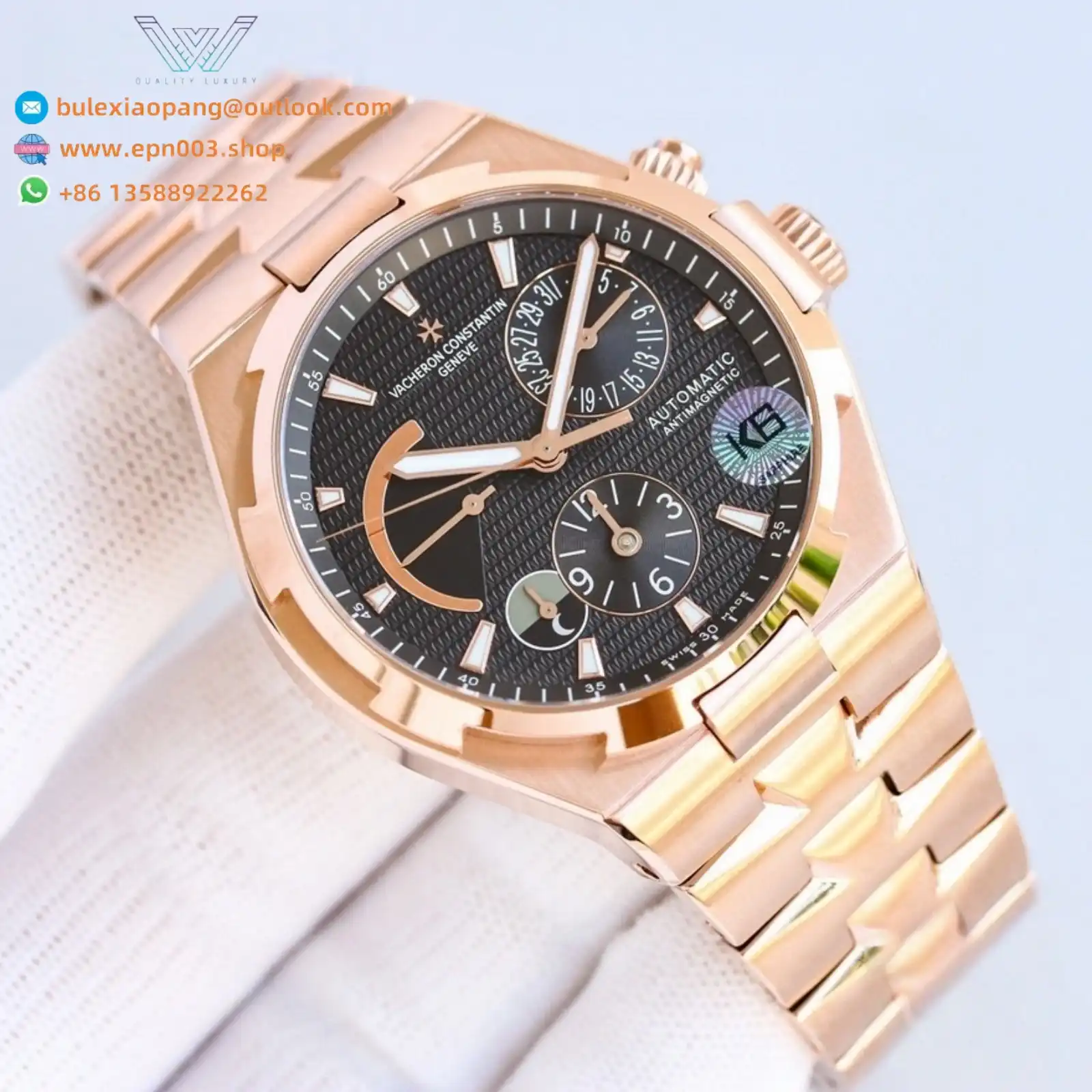 Overseas Dual Time 47450/B01R-9404 42mm - Men Watch