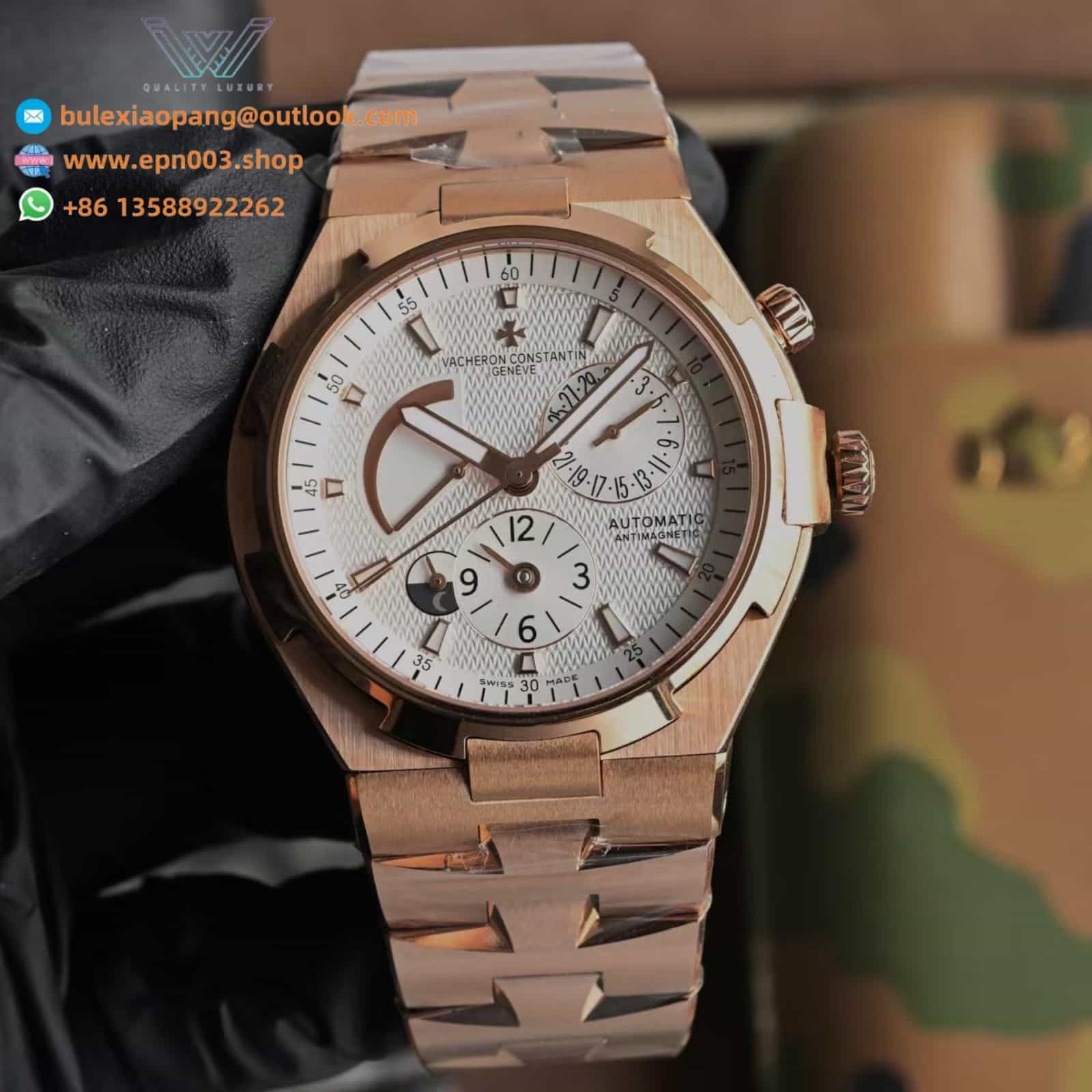 Overseas Dual Time 47450/B01R-9404 42mm - Men Watch