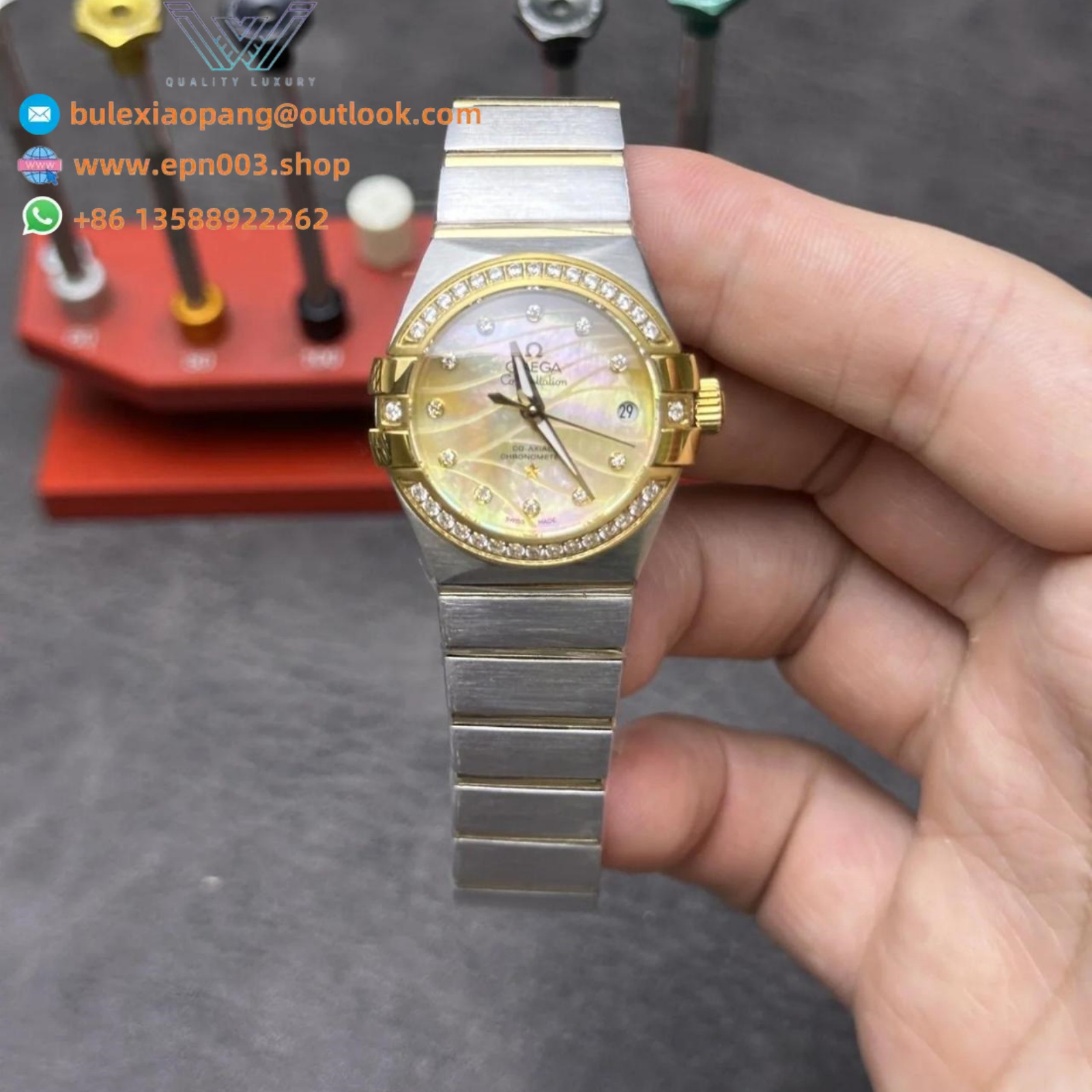 Constellation steel ‑ yellow gold on steel ‑ yellow gold 27mm Women Watch