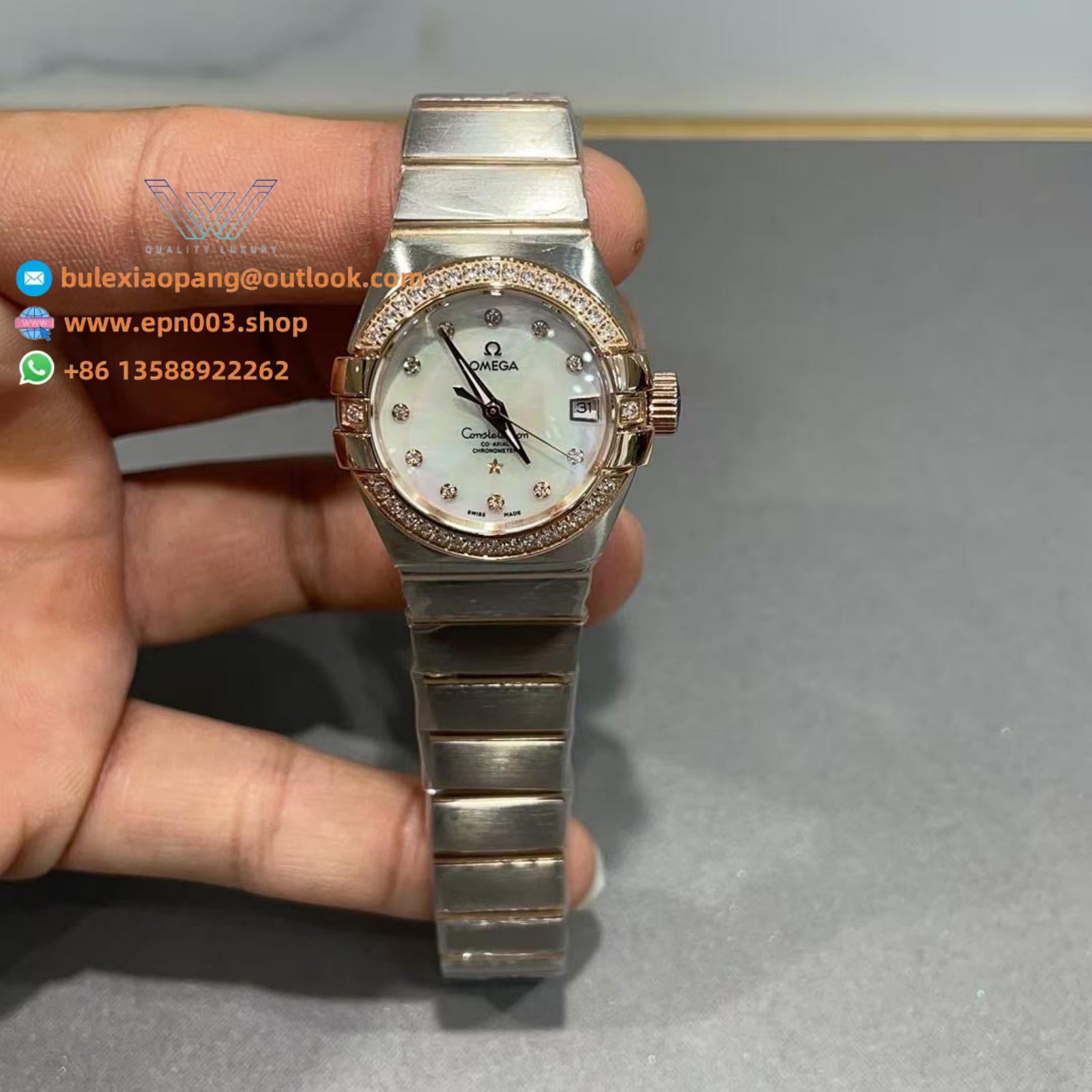 Constellation steel ‑ yellow gold on steel ‑ yellow gold 27mm Women Watch