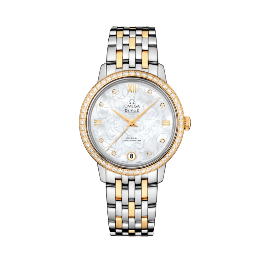 De Ville Prestige steel ‑ yellow gold on steel ‑ yellow gold 32.7mm Women Watch