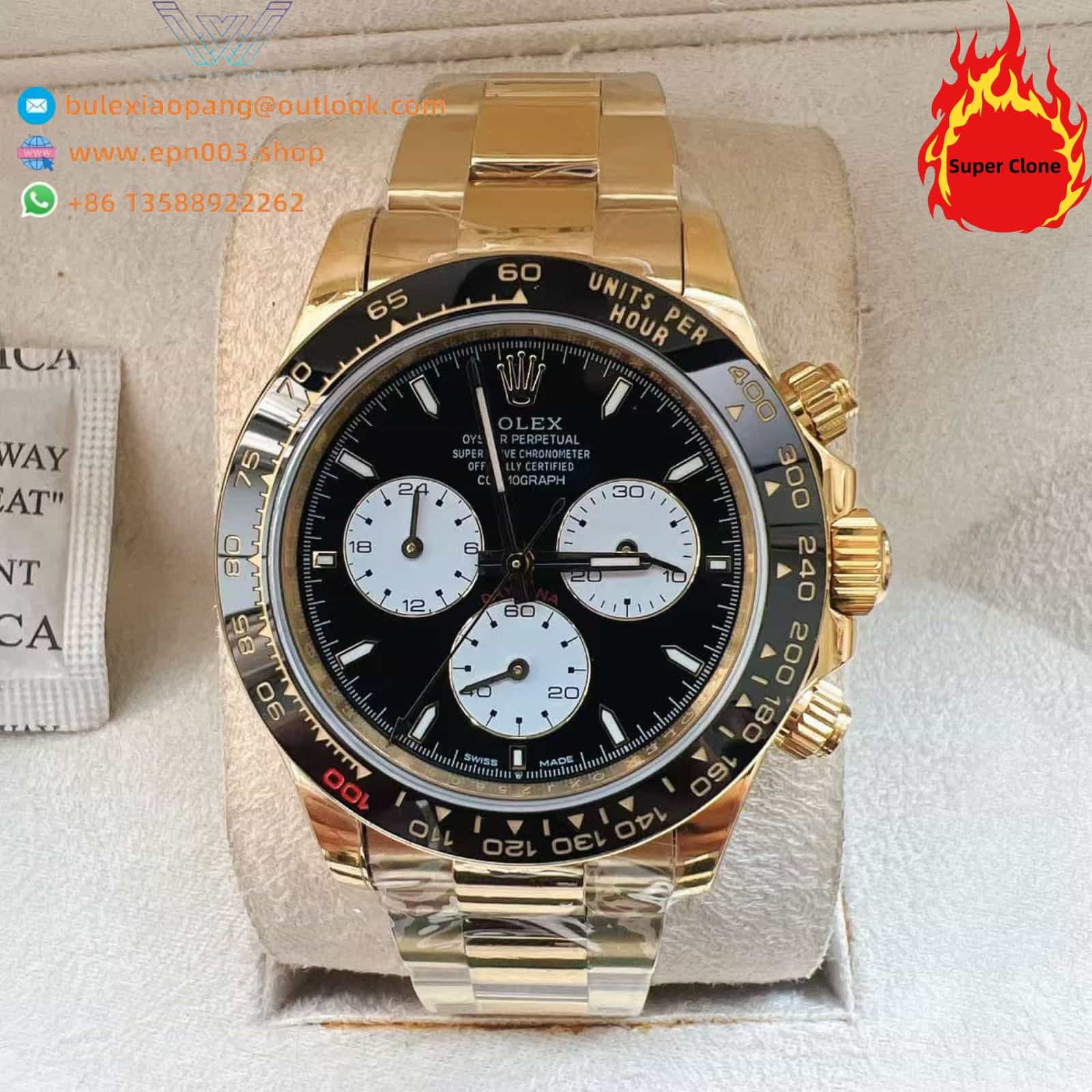 Cosmograph Daytona 116528 Yellow Gold Custom Le Mans Daytona Edition 40mm