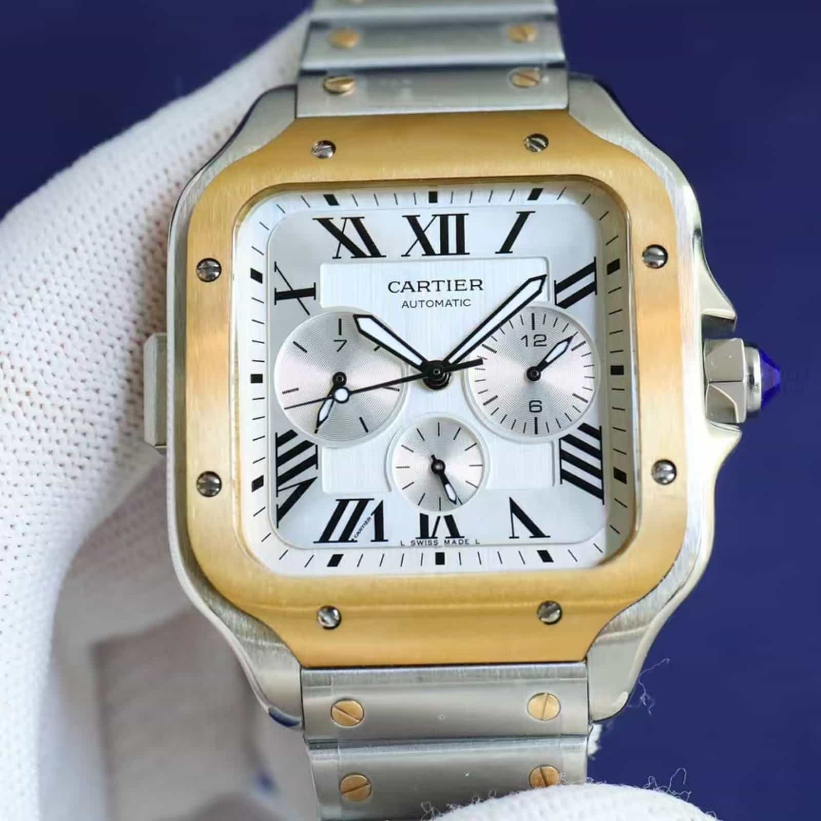 Santos De WSSA0017 38mmX43.3 mm Men Watch