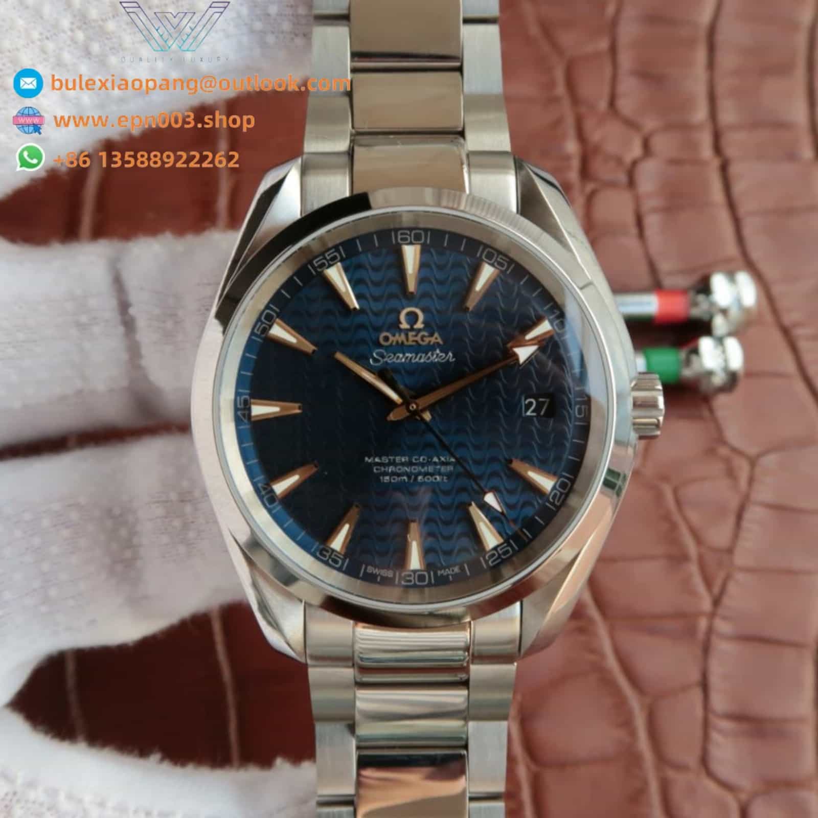 Seamaster Aqua Terr 150M steel on steel 41.5mm Men Watch