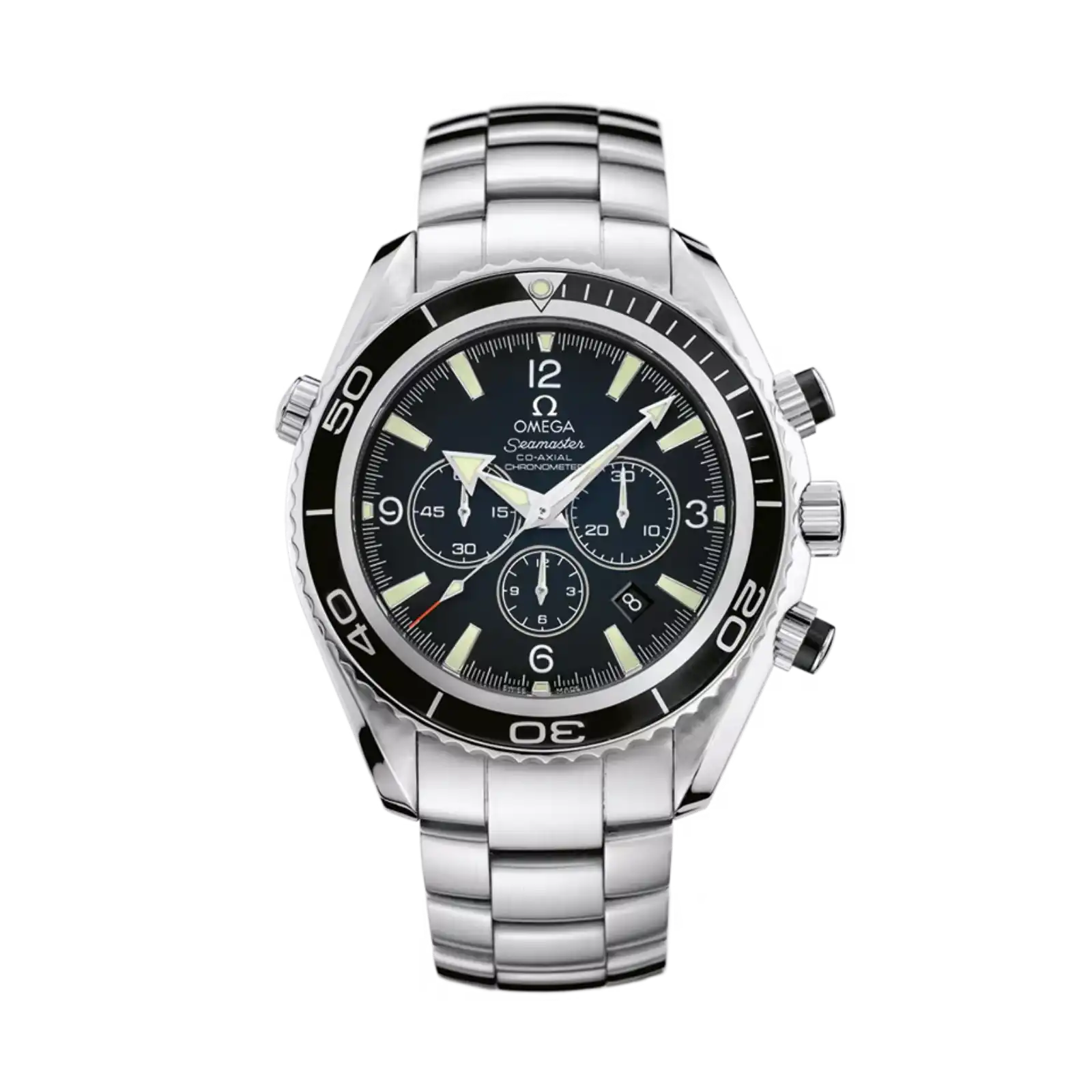 Seamaster Planet Ocean 600M steel on steel 45.5mm Men Watch