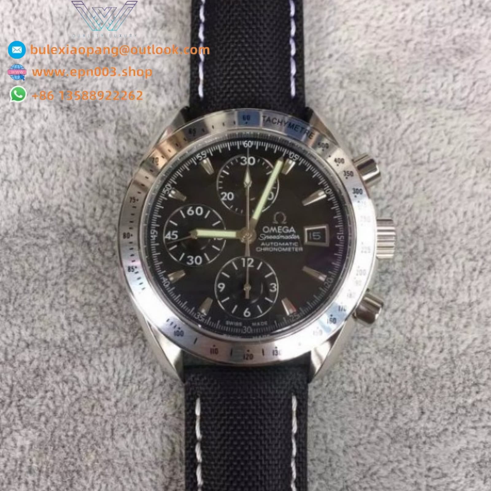 Speedmaster Date chronograph steel automatic 39mm men's watch