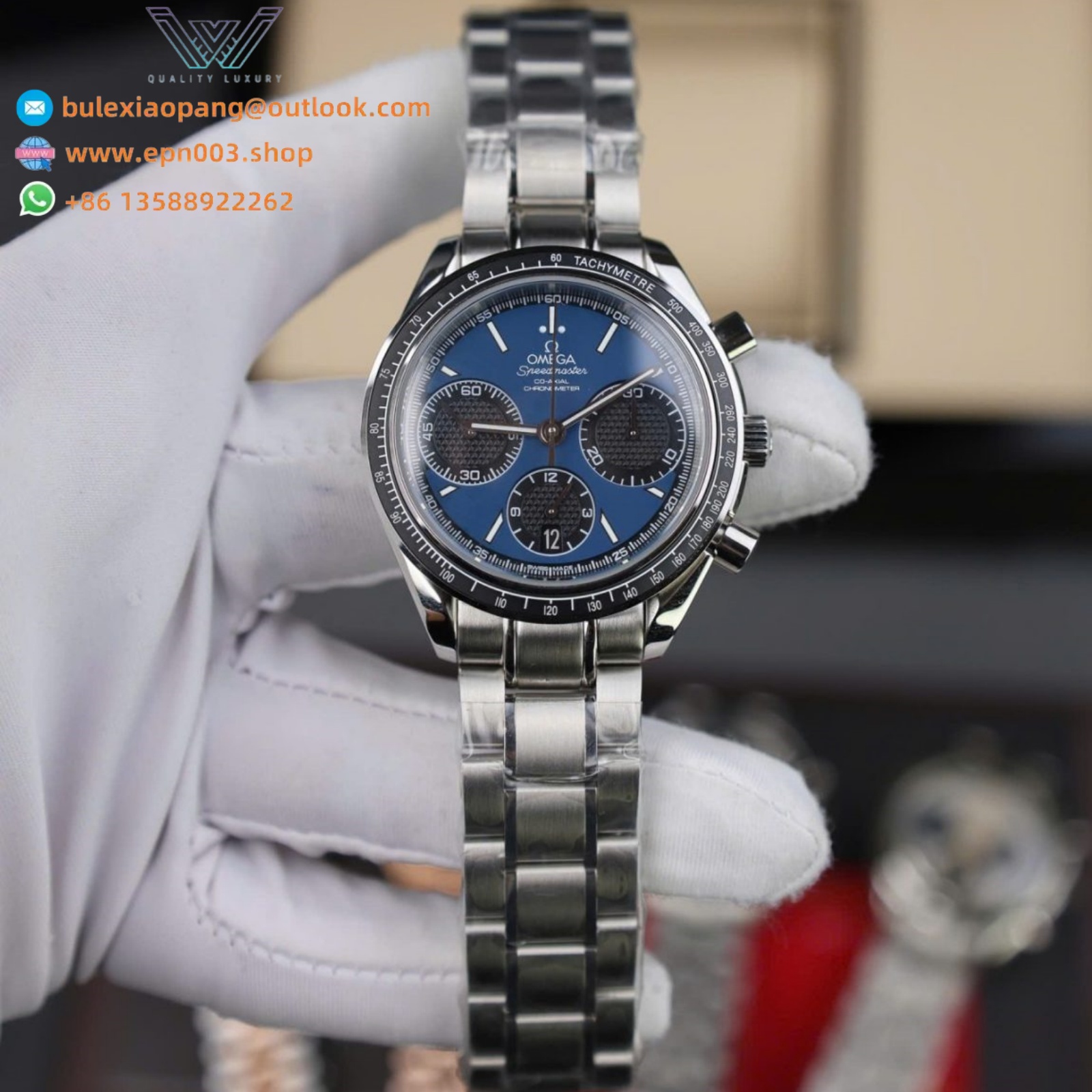 Speedmaster Two Counters Racing Co-Axial Chronograph Automatic 40 mm Men Watch