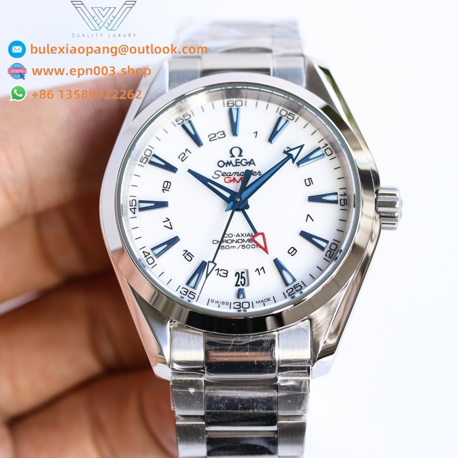 Seamaster Aqua Terr 150M titanium on titanium 43mm Men Watch