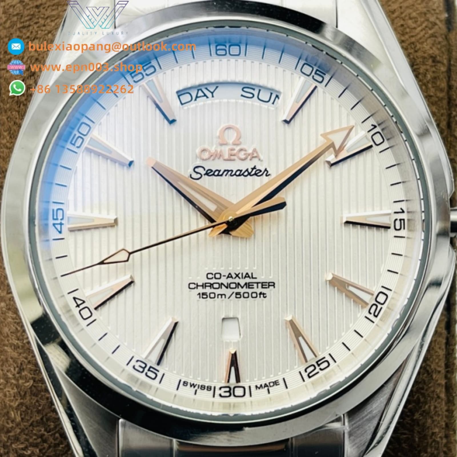 Seamaster Aqua Terr 150M steel on steel 41.5mm Men Watch
