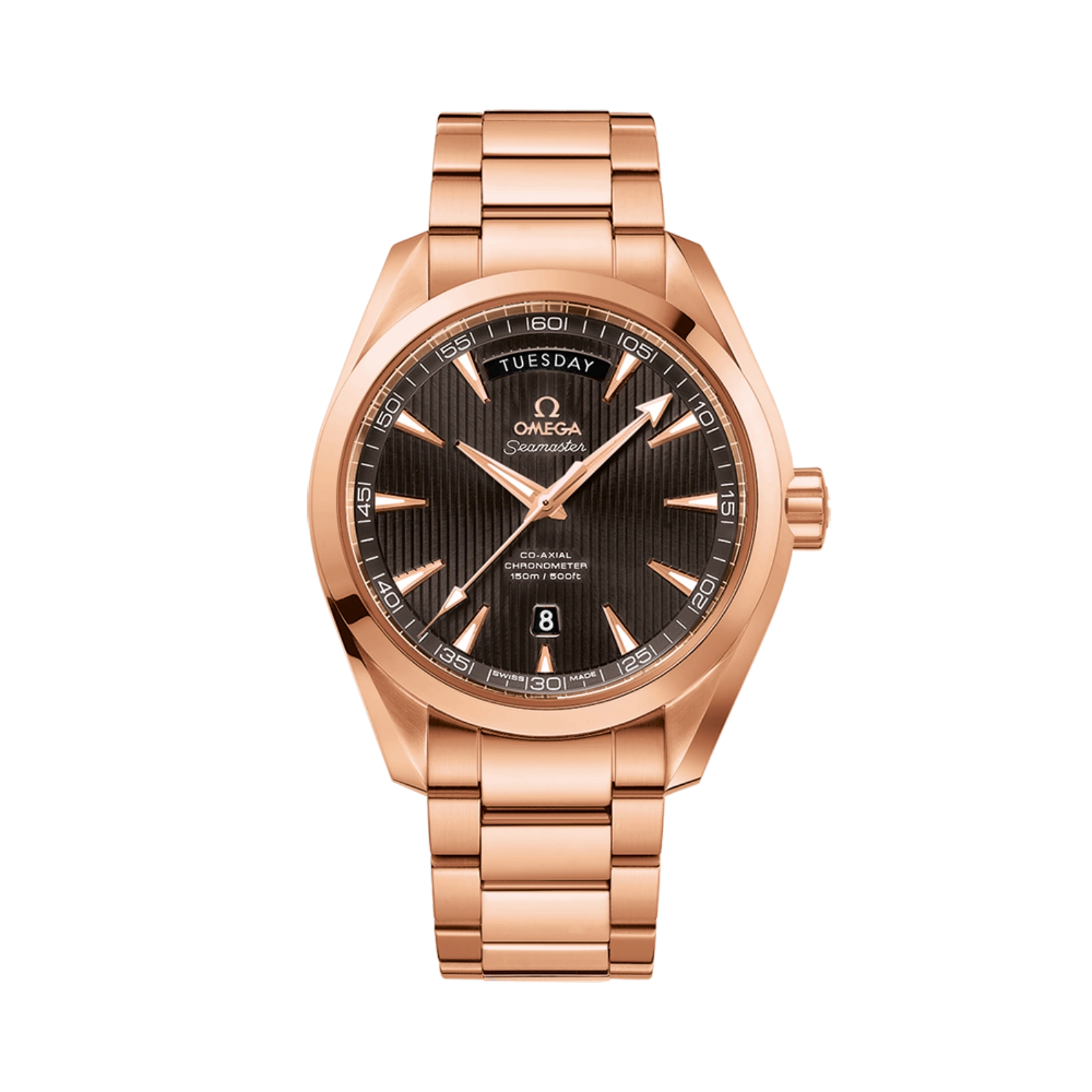 Seamaster Aqua Terr 150M red gold on red gold 41.5mm Men Watch