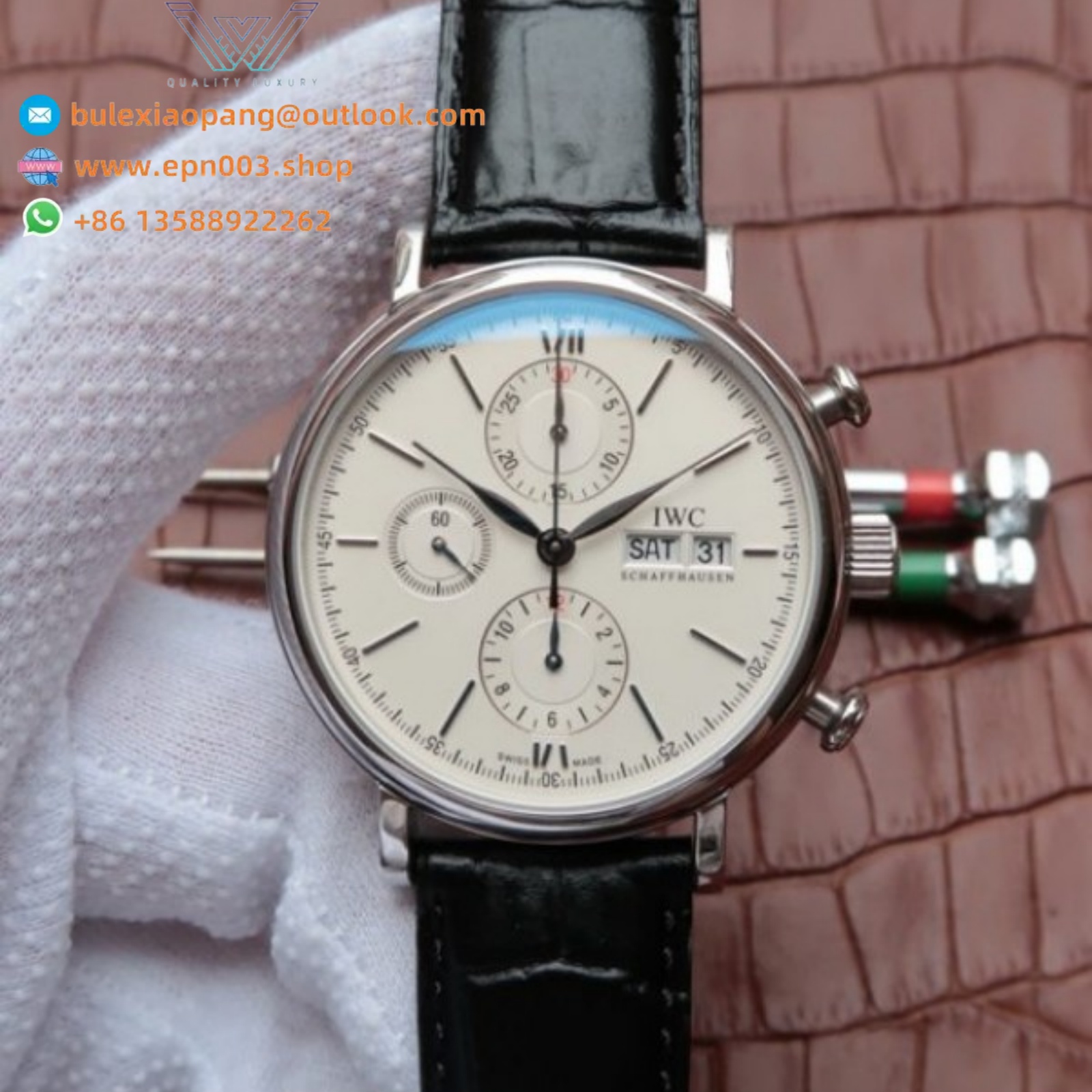 Portofino Chronograph Ref 42mm Men Watch