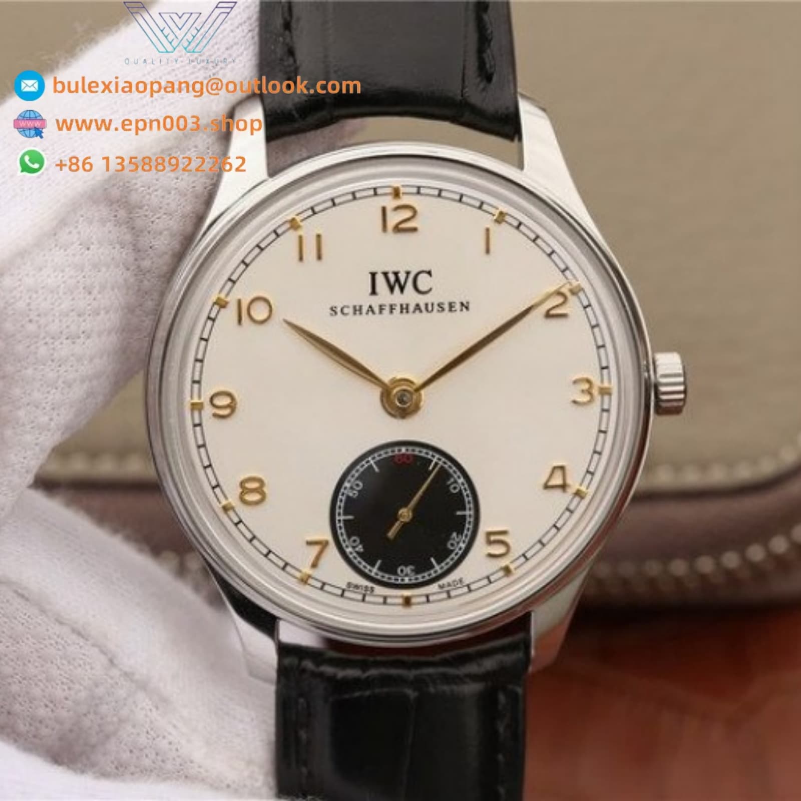 Portugieser Hand-Wound 44mm Men Watch