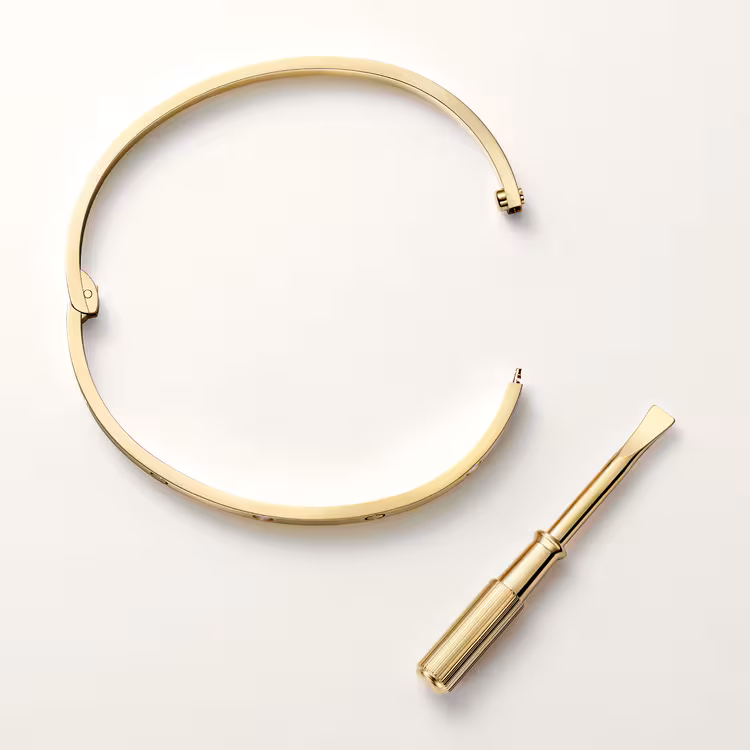 Love Bracelet, Small Model, 6 Diamonds B6079417 - Gold, Diamonds