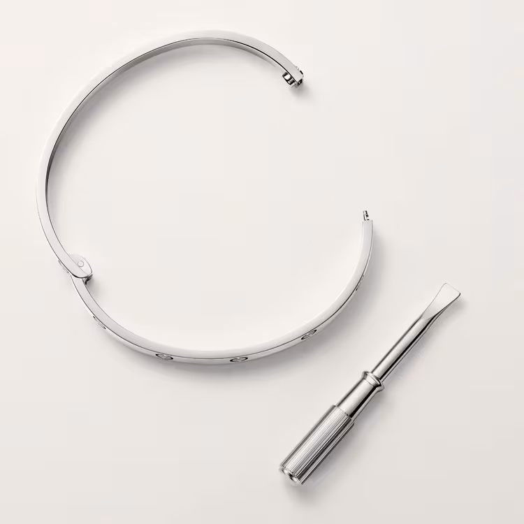 Love Bracelet, Medium Model B6081617 - White Gold