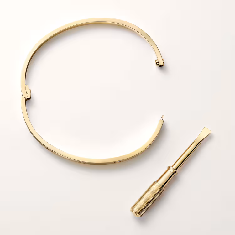 Love Bracelet, Small Model, 10 Diamonds B6079717 - Gold, Diamonds