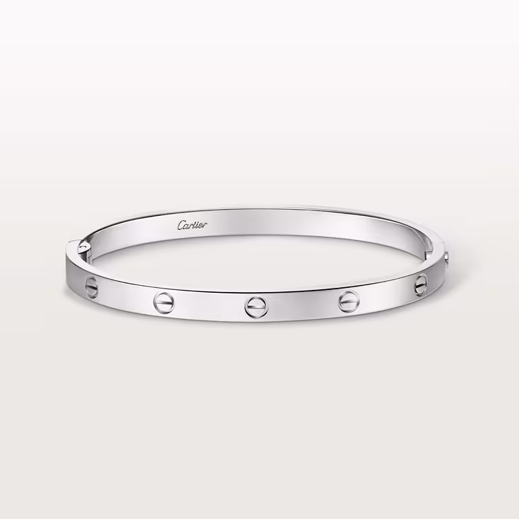 Love Bracelet, Medium Model B6081617 - White Gold