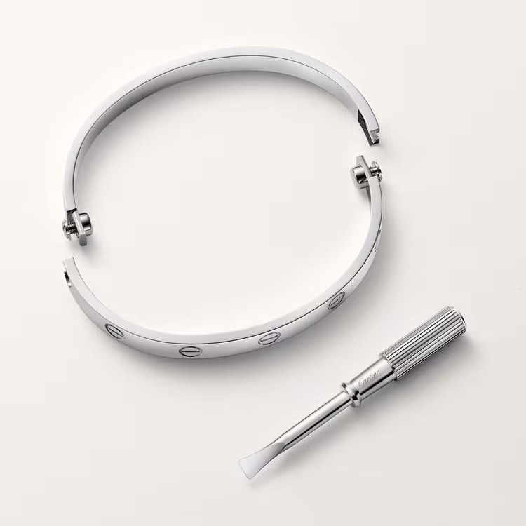 Love Bracelet, Classic Model B6067617 - White Gold