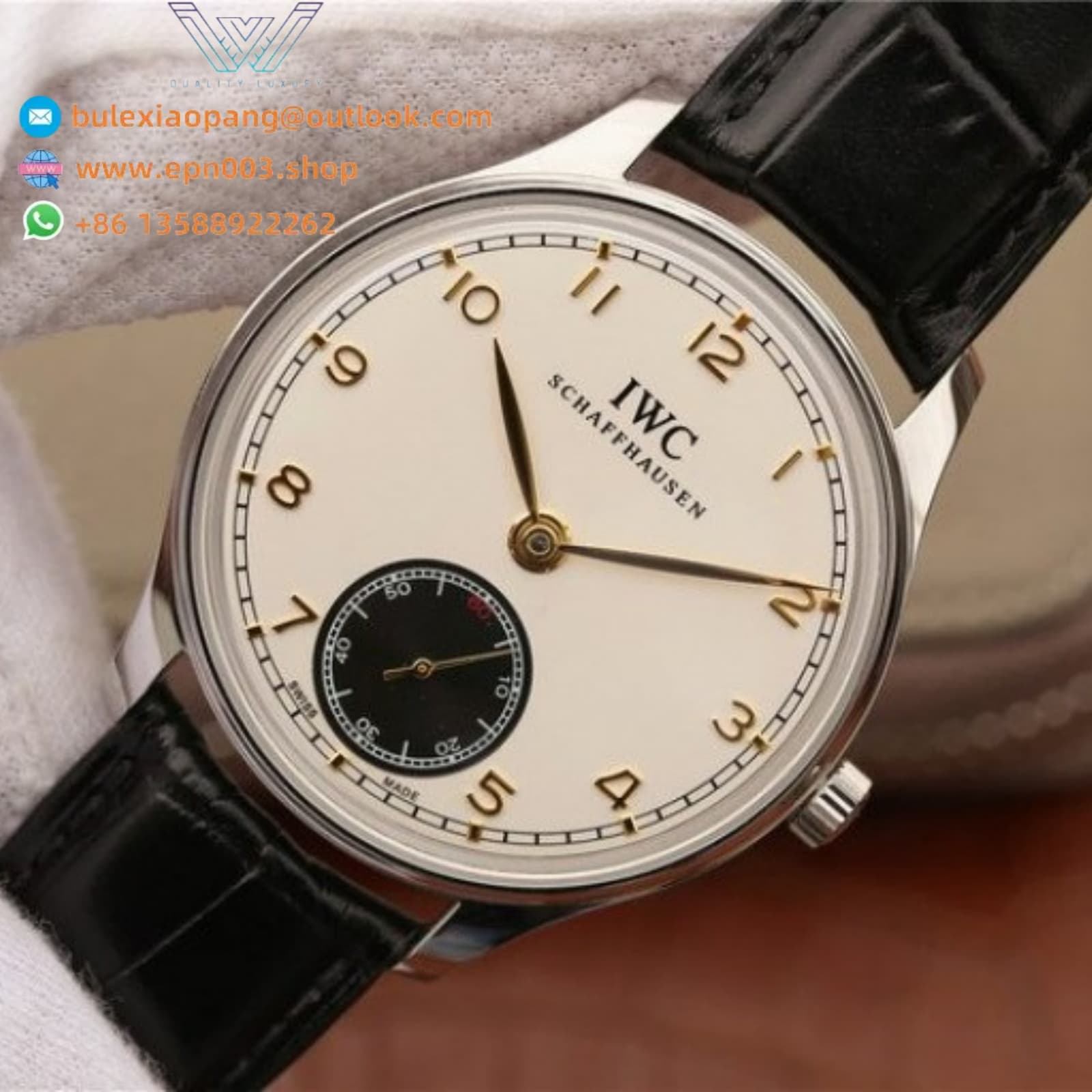 Portugieser Hand-Wound 44mm Men Watch