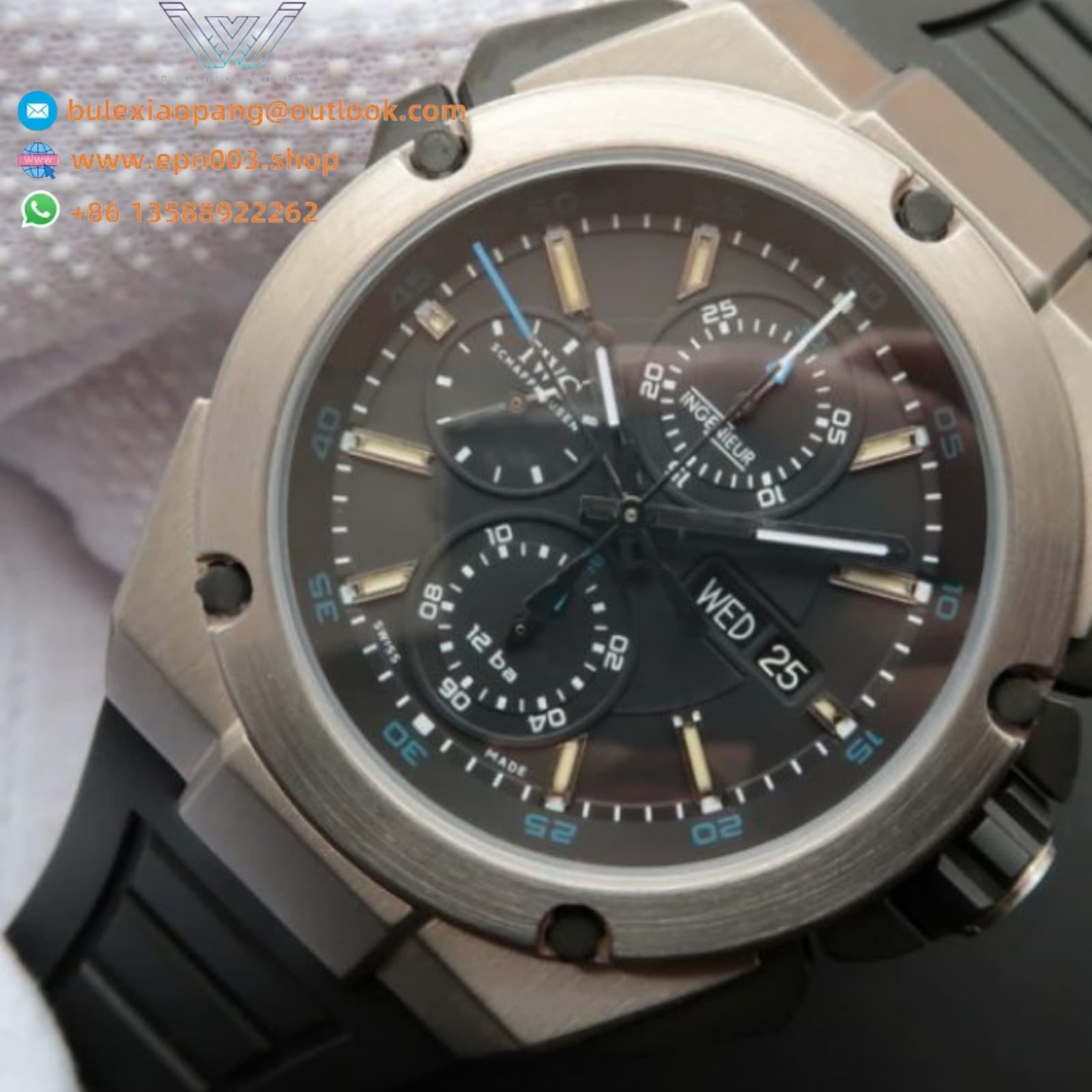 Ingenieur Double Chronograph Titanium 45mm Men Watch