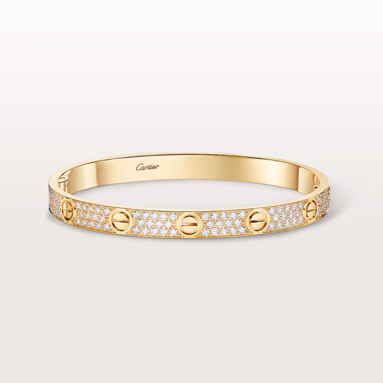 Love Bracelet, Classic Model, Paved N6726917 - Gold