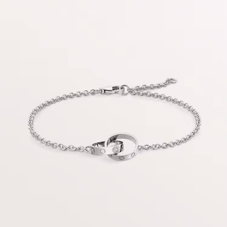 Love Bracelet, On Chain B6091200 - White Gold
