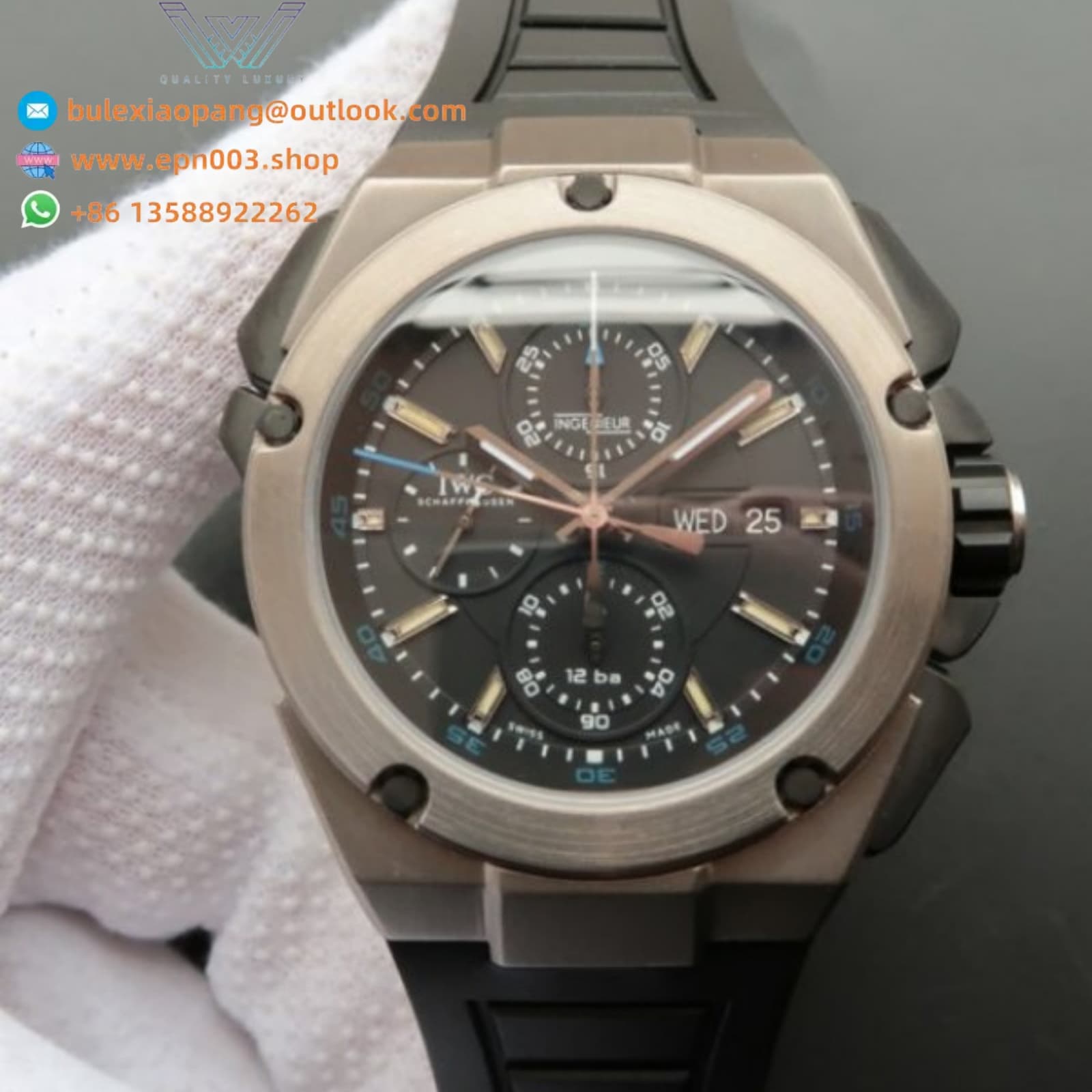 Ingenieur Double Chronograph Titanium 45mm Men Watch