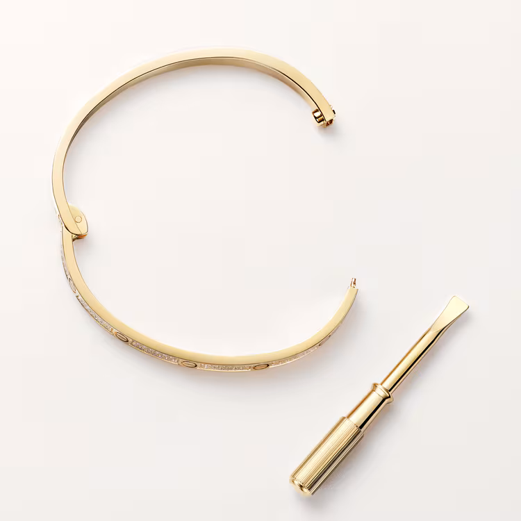 Love Bracelet, Small Model, Paved N6726417 - Gold