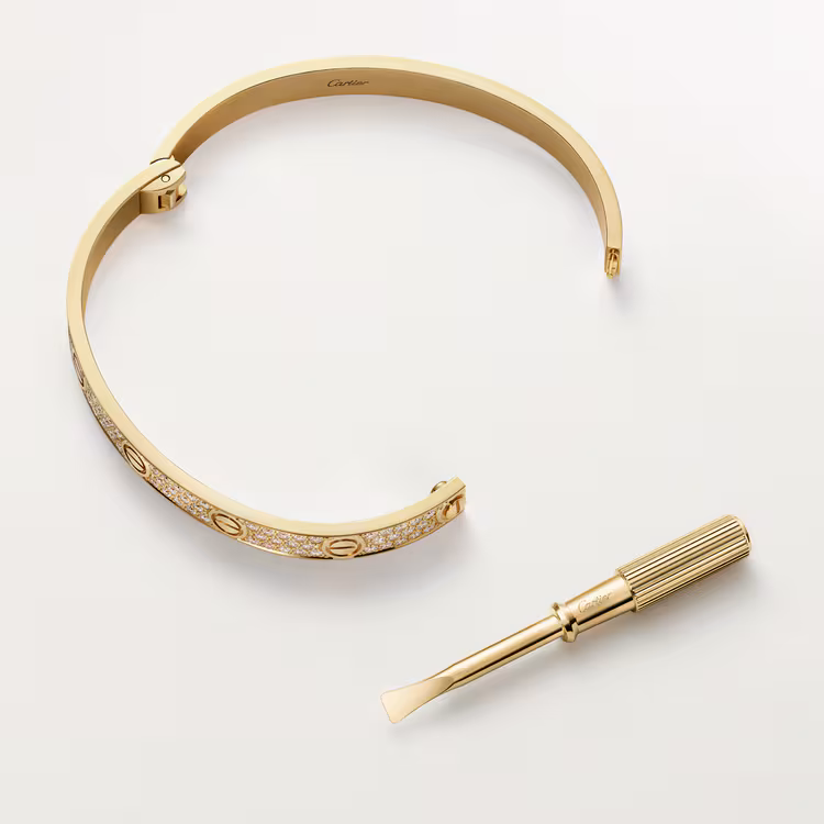 Love Bracelet, Classic Model, Paved N6726917 - Gold