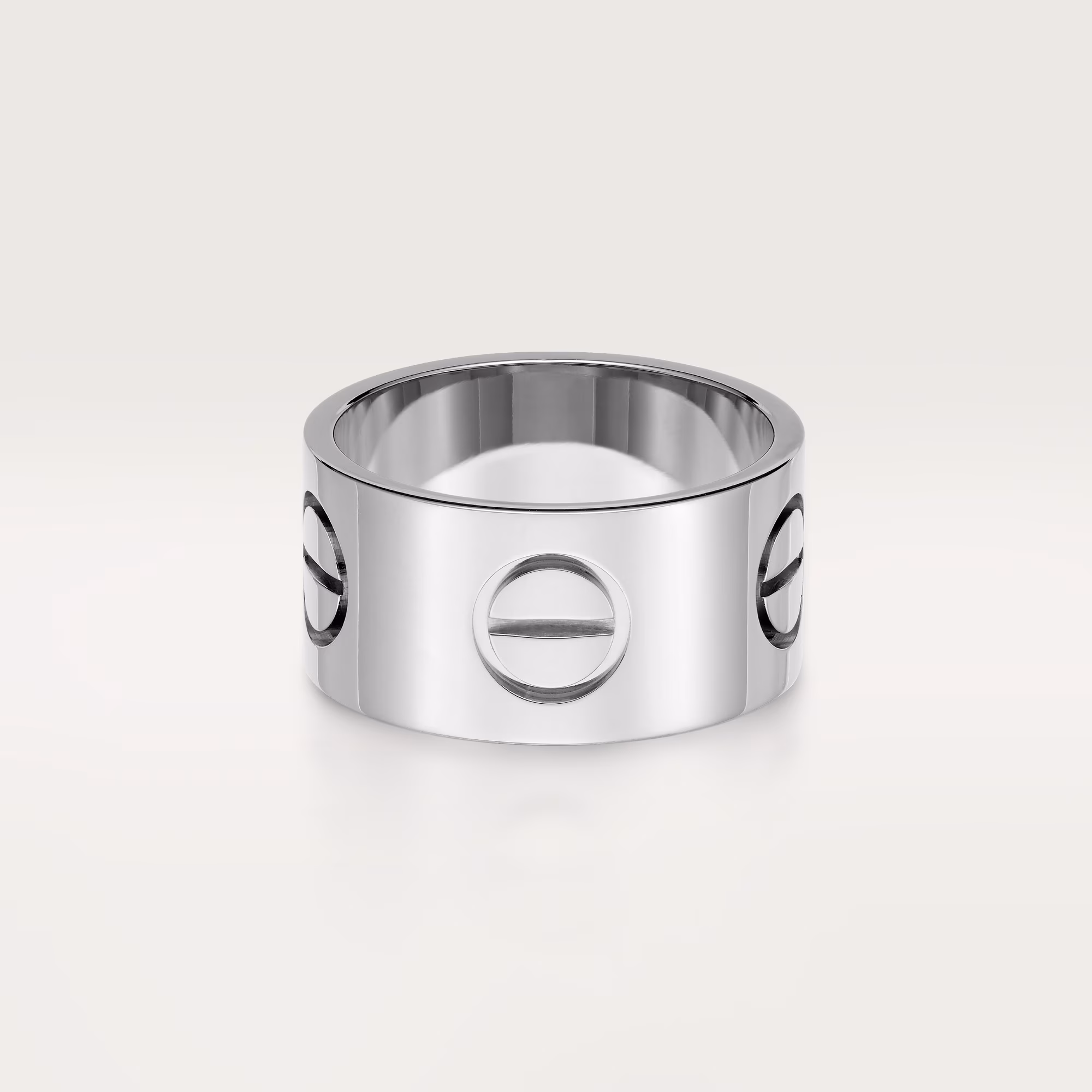 Love Ring, Large Model B4227900 - White Gold