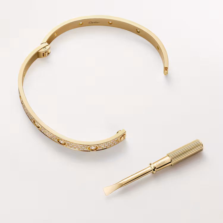 Love Bracelet, Classic Model, Paved, 10 Diamonds N6727317 - Gold