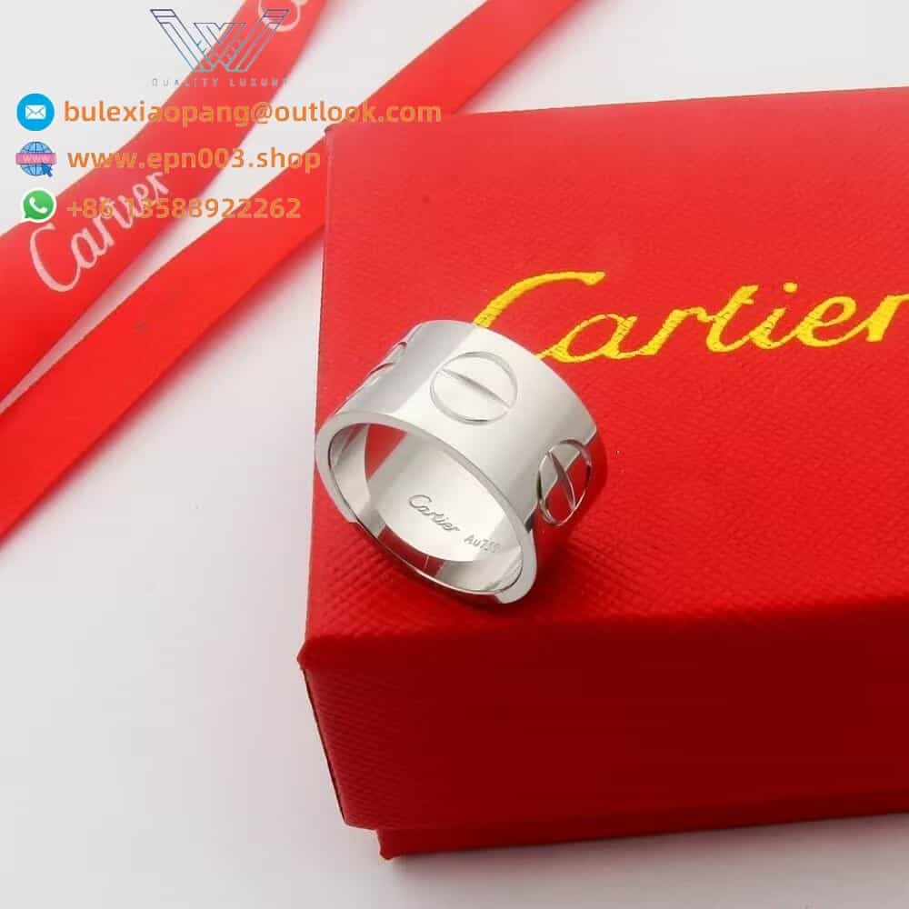 Love Ring, Large Model B4227900 - White Gold