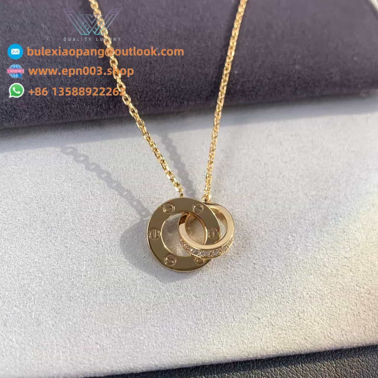 Love Pendant, Paved B7225004 - Gold