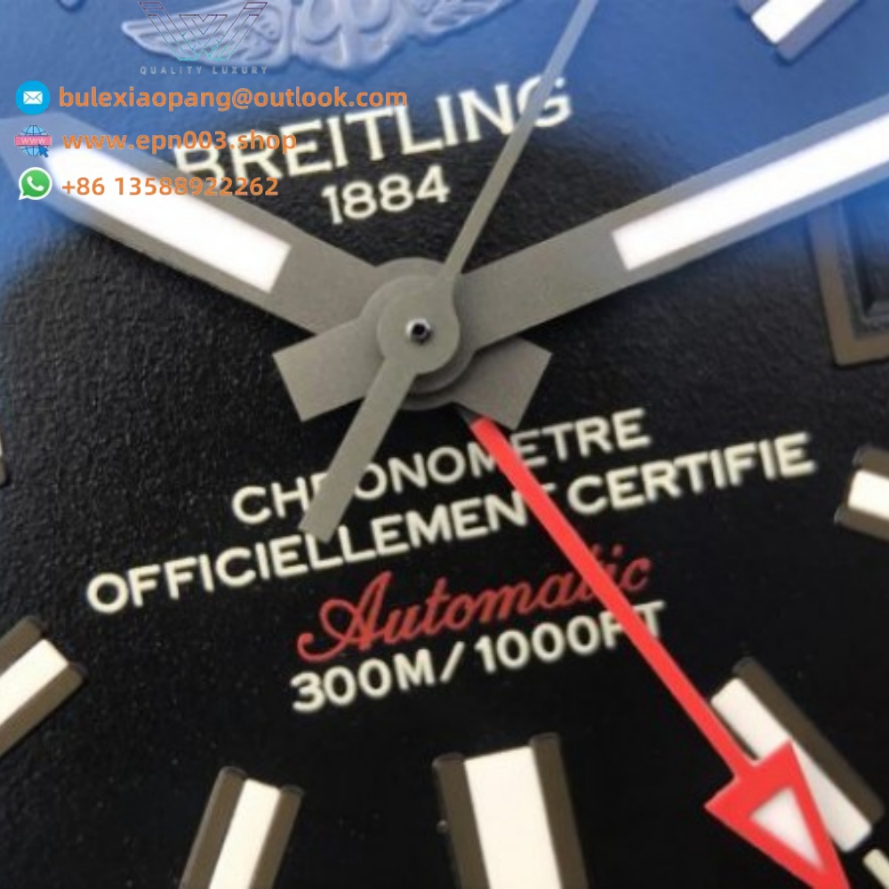 Avenger GMT PVD GF Black Dial Black Rubber Strap 43mm Men Watch