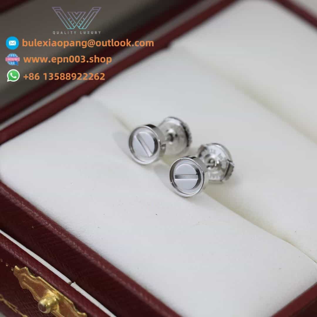 Love Stud Earrings B8301256 - White Gold