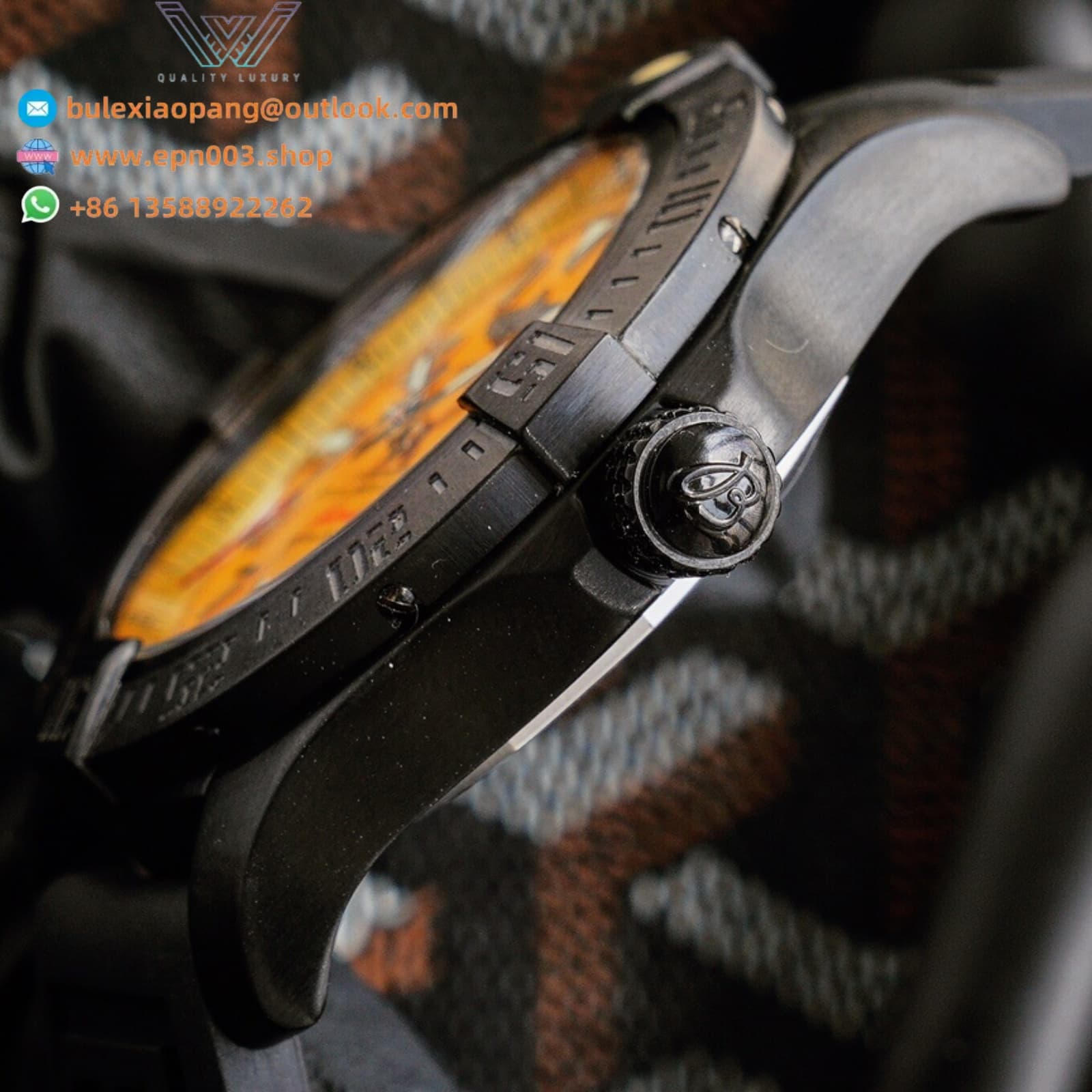 Avenger II Seawolf Black Steel Automatic 45mm Mens Watch