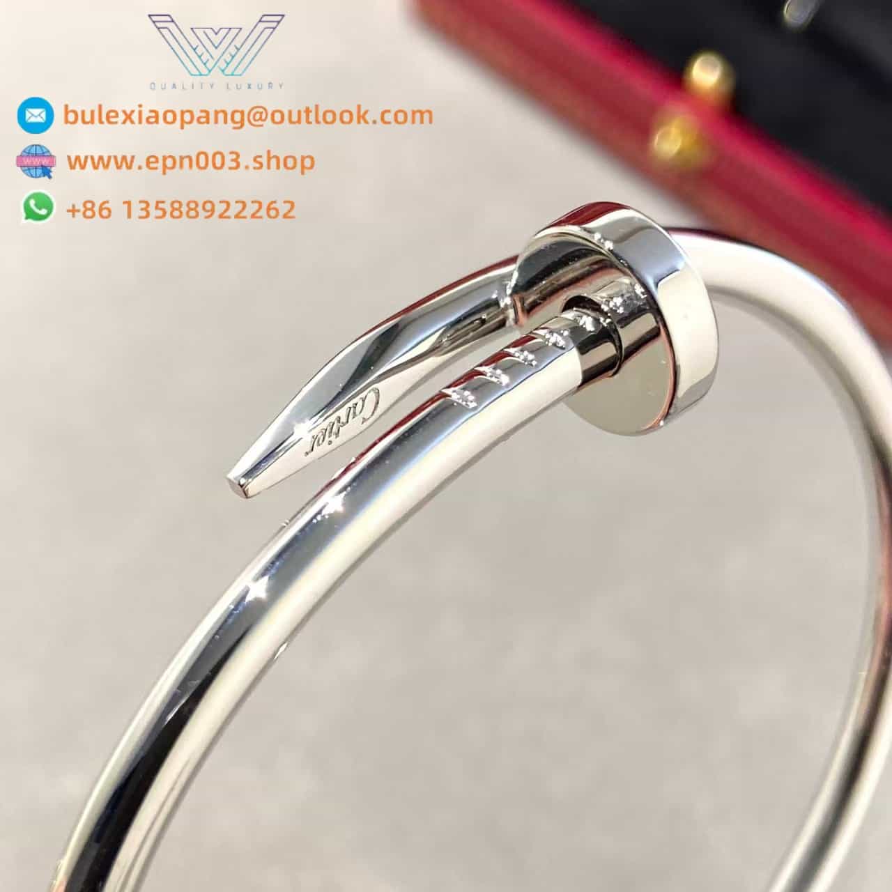 Juste Un Clou Bracelet, Classic Model B6048317 - White Gold