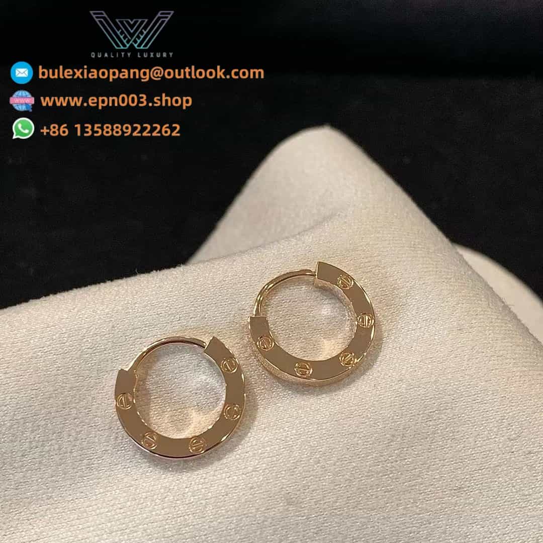 Love Single Hoop Earring B8301422 - Rose Gold