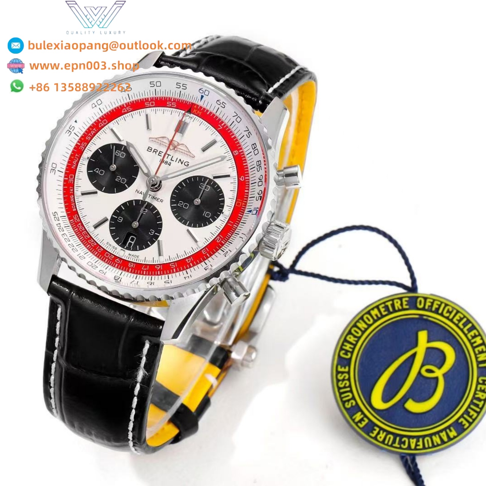 Navitimer B01 Chronograph 43mm AB01383B1G1P1 - Men Watch
