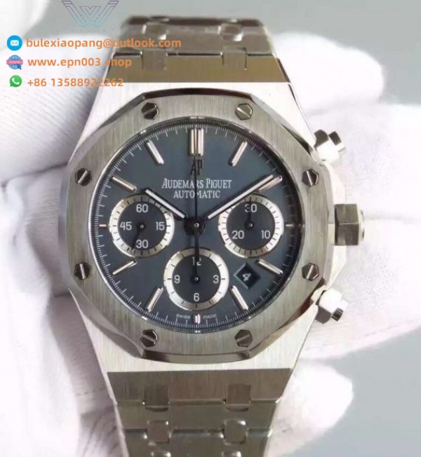 Royal Oak Chronograph SS Blue Dial SS Bracelet 41mm Men Watch