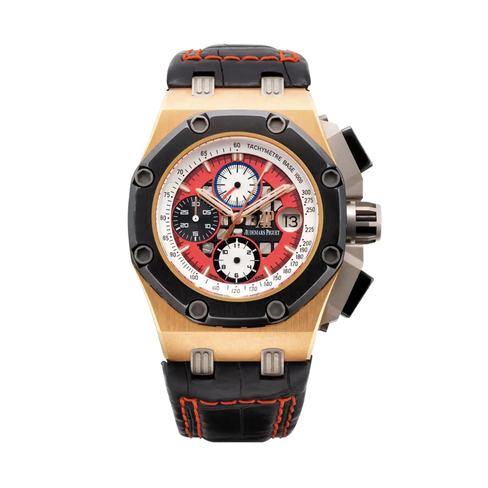 Royal Oak Chronograph Rose Gold  Red Dial 26284RO.OO.D002CR.01 46mm Men Watch
