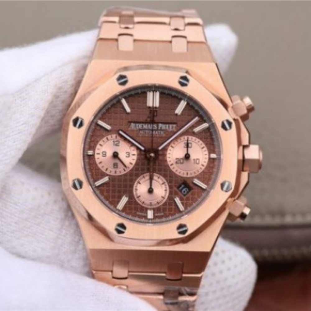 Royal Oak Chronograph RG JHF Brown Dial 26239OR.OO.1220OR.02 41mm Men Watch