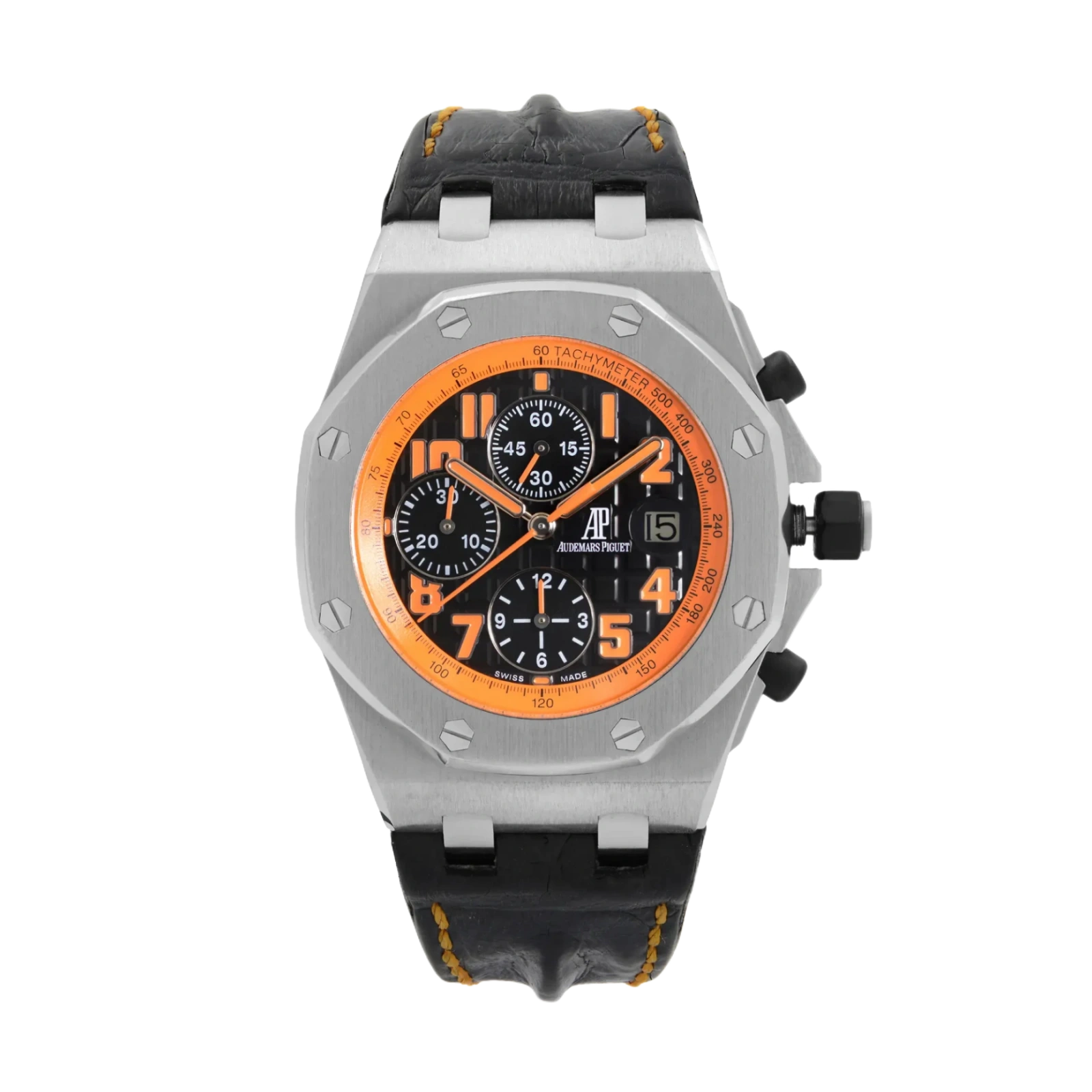 Royal Oak Offshore Volcano Leather Strap 26170ST.OO.D101CR.01 42mm Men Watch