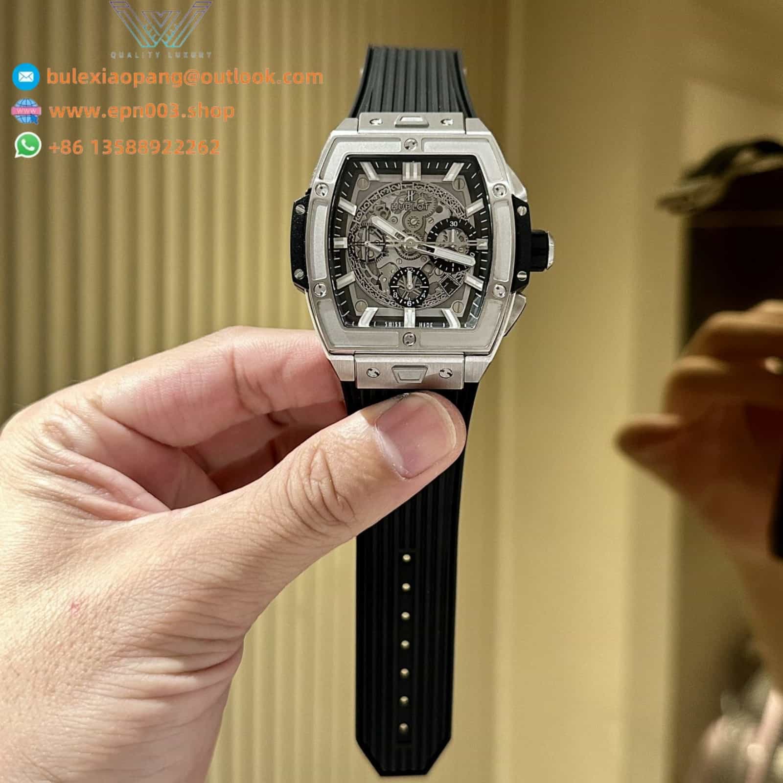 Spirit Of Big Bang Black Titanium Chronograph 42mm Men Watch