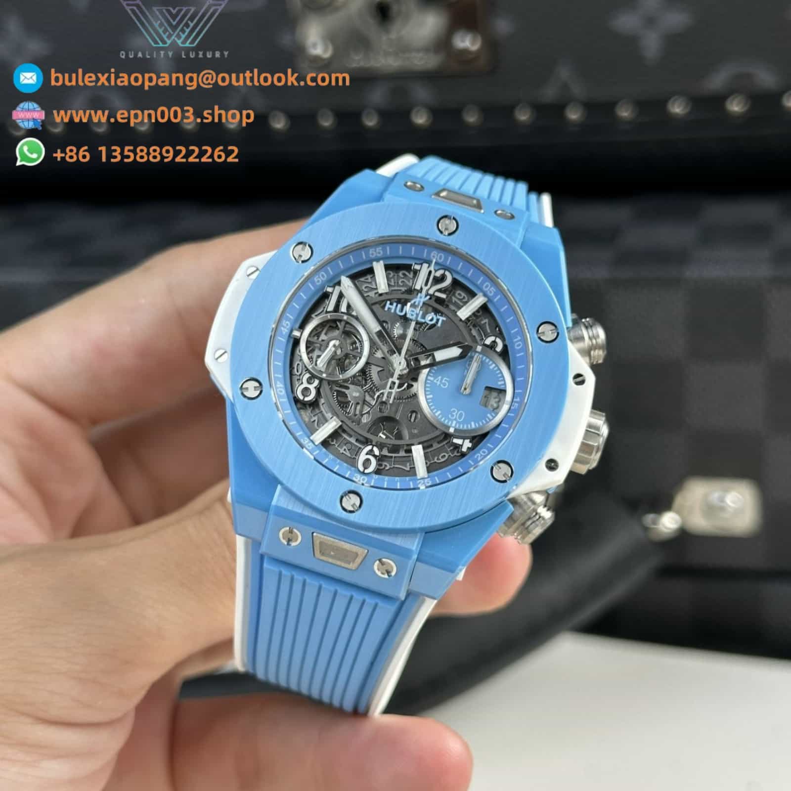 Big Bang Unico Ceramic Sky Blue BBF Factory 42mm Men Watch