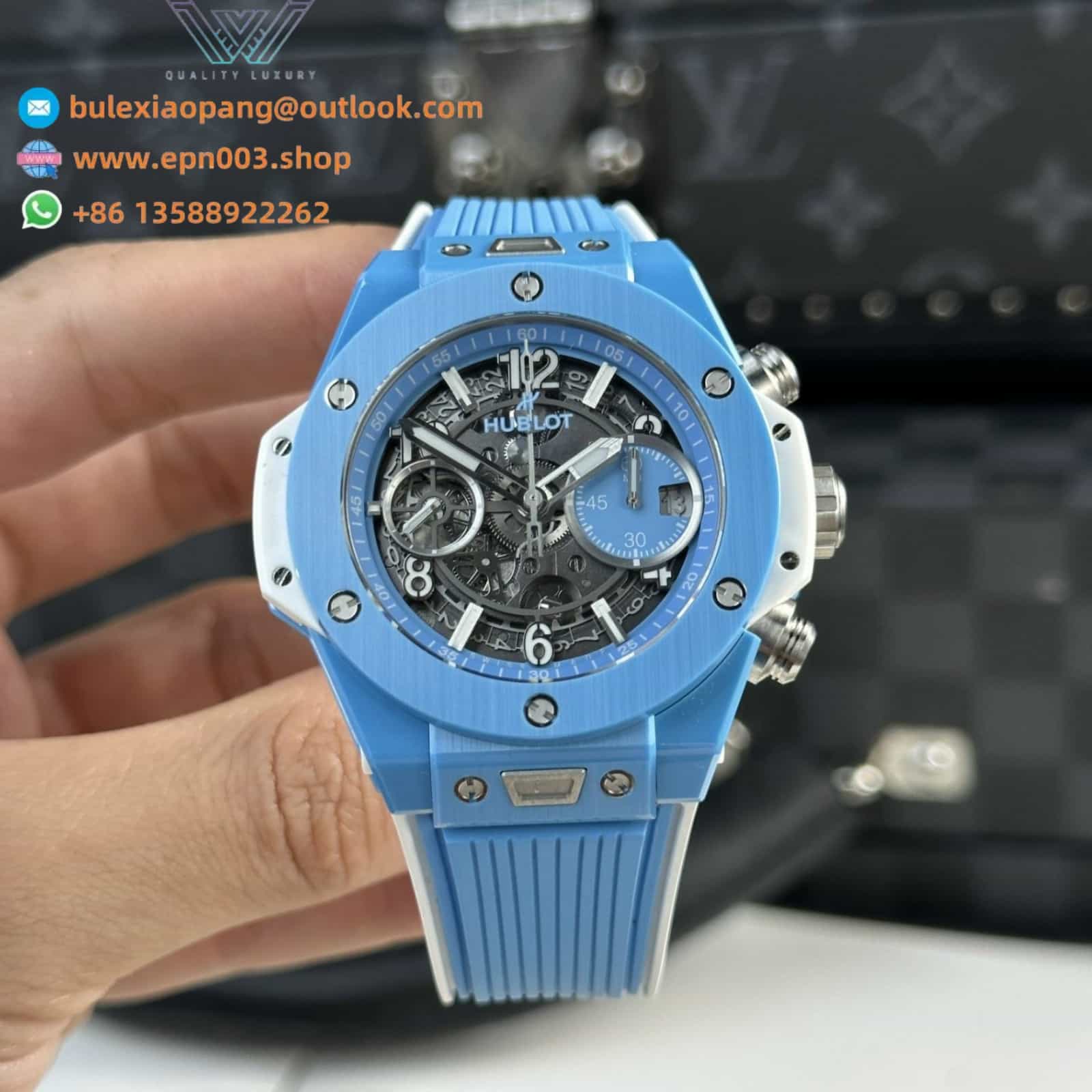 Big Bang Unico Ceramic Sky Blue BBF Factory 42mm Men Watch