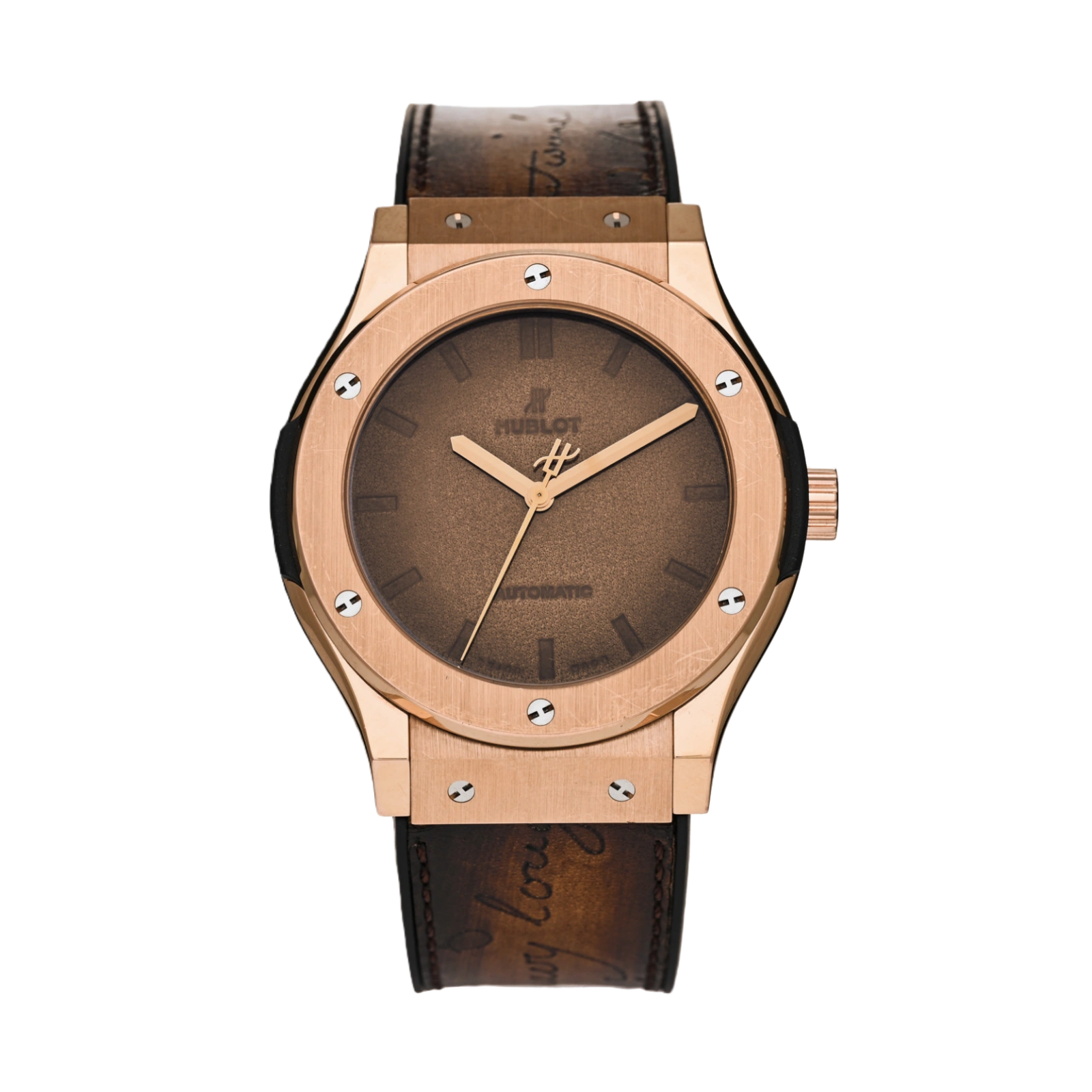 Classic Fusion“Berluti Scritto” Brown 511.OX.0500.VR.BER16 45mm Men Watch
