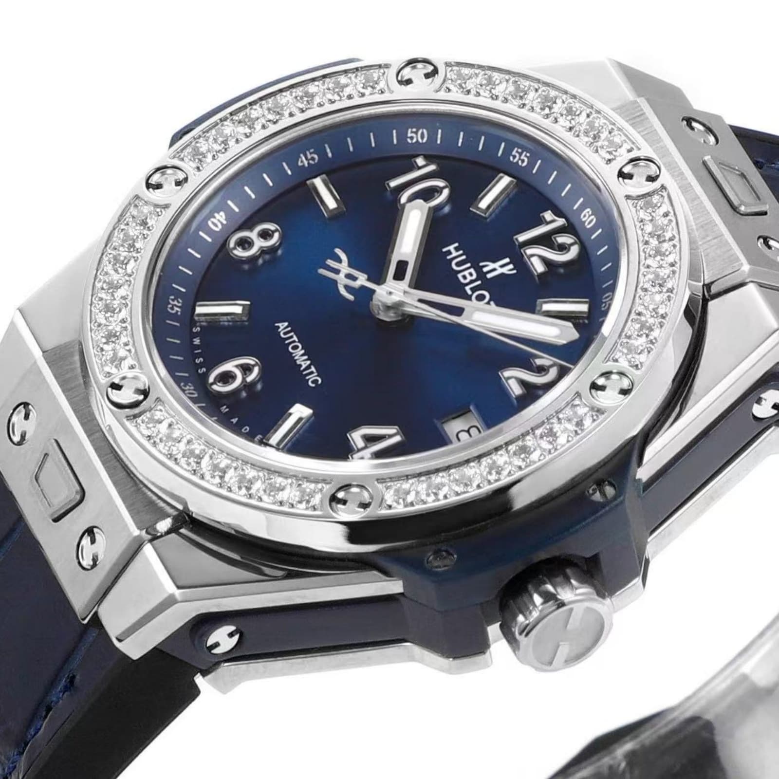 Big Bang One Click Fake Watch Blue Dial 39mm Men Watch
